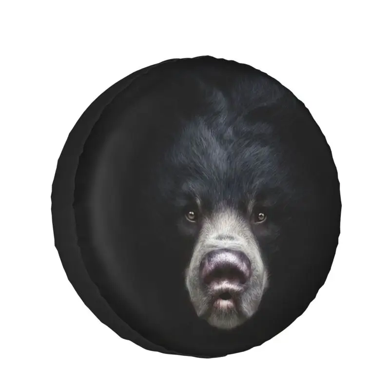 

Сумка для хранения автомобильных шин из полиэстера, с милым черным медведем