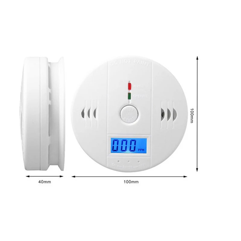 1Pc CO Sensor Carbon Monoxide Detector Alarm 85dB Siren Sound Independent CO Poisoning Warning Alarm Detector CO Meter images - 6