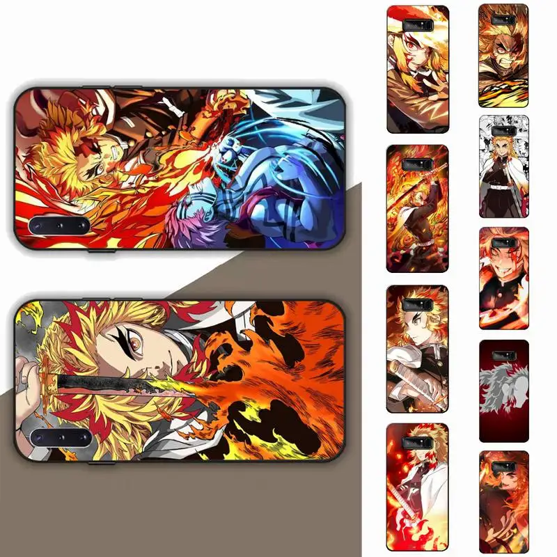 

Demon Slayer Rengoku Kyoujurou Phone Case for Samsung Note 5 7 8 9 10 20 pro plus lite ultra A21 12 72