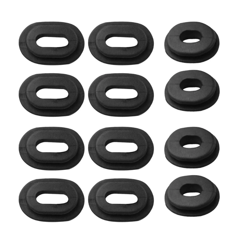 

12Pcs Motorcycle Side Cover Rubber Grommets Gasket Fairings For CG125 CB100 550K 550F 750F CB125S XL 100 125 SL