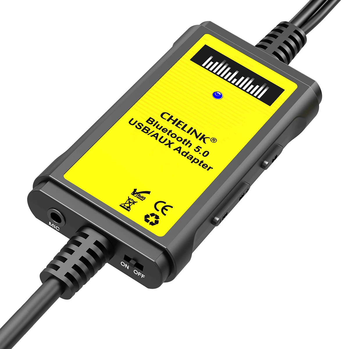 Автомобильная аудиосистема CHELINK USB и AUX Bluetooth адаптер с микрофоном 8-контактный