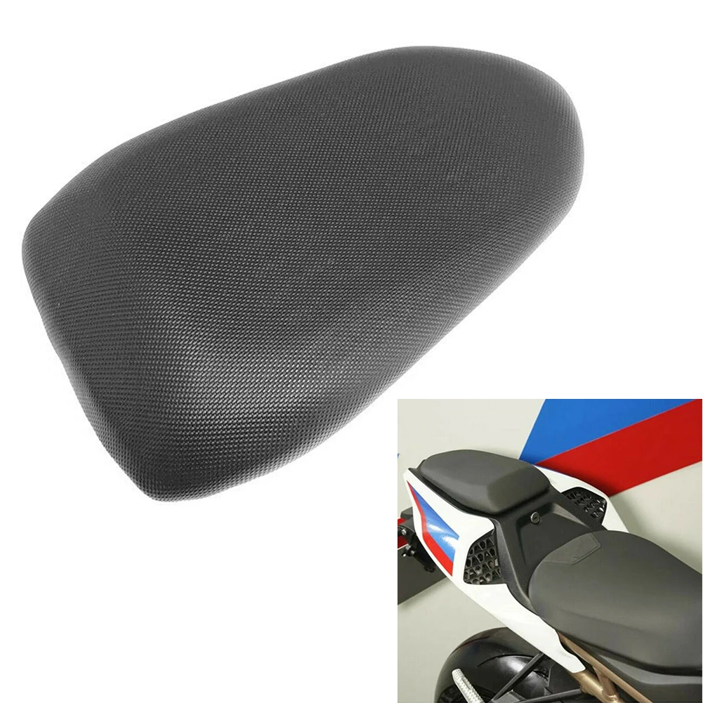 

PU Rear Passenger Cushion Saddle Seat Comfort For BMW S1000 RR 2019-2022 M1000RR 2019-2022 High Flexibility Leather Black