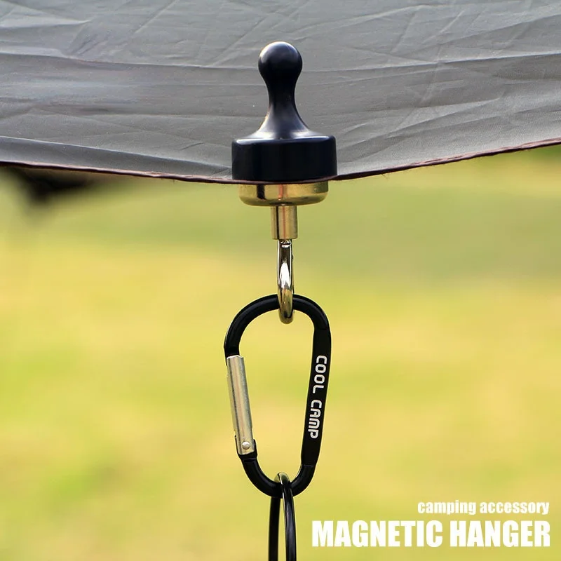 

Outdoor Camping Hook Powerful Magnet Hanger Camping Tent Light Hanging Hook Lanyard Holder