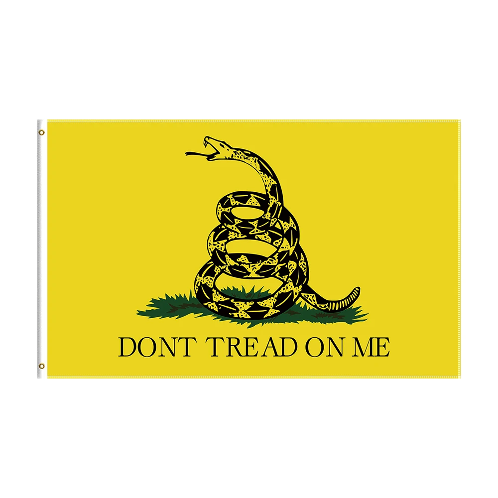 

3x5 Ft Dont Tread on me Flag Polyester Printed Banner For Decor