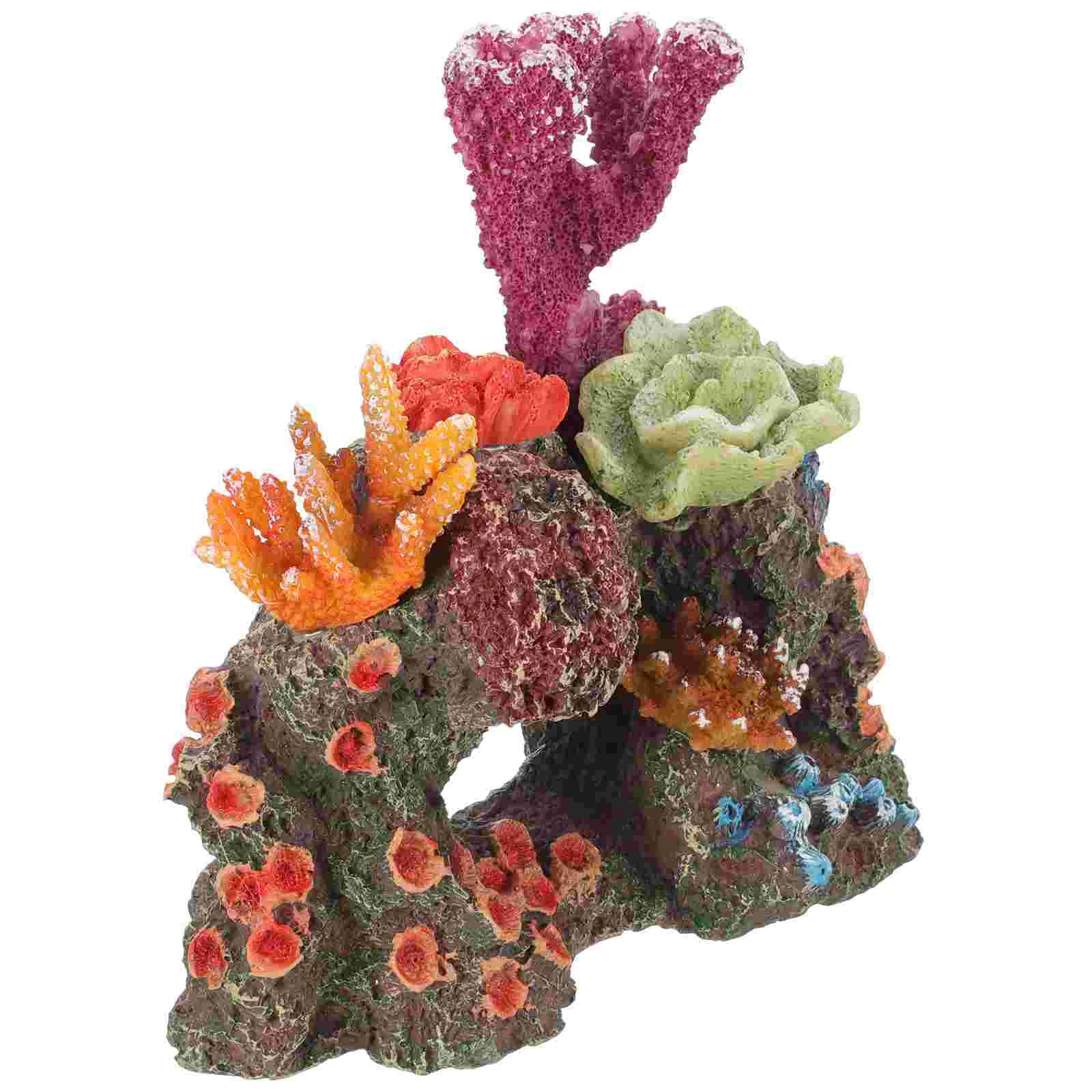 

Aquarium Landscape DIY Fake Coral Reef Fish Tank Corals Landscaping Mountain Resin Craft