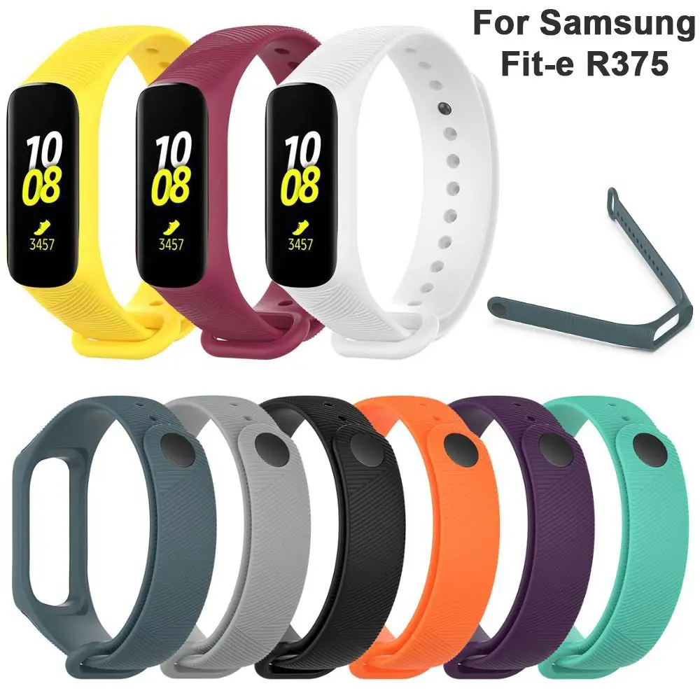

Silicone Strap Bracelet for Samsung Galaxy Fit-e/R375 Band Smart Watch Strap Pedometer Fitness Tracker Wristband Strap