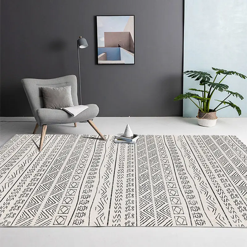 

Moroccan Nordic Carpet Living Room Modern Sofa Coffee Table Floor Mat Room Bedroom Bedside Blanket Full Shop Home