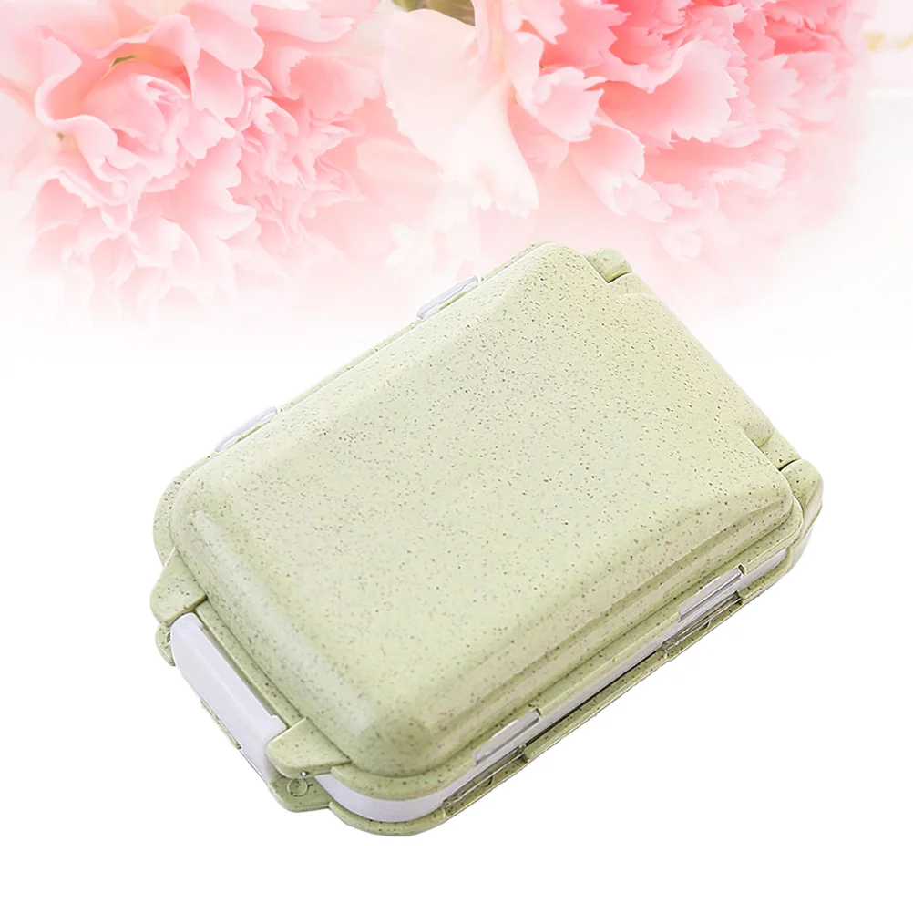 

1pc Portable Travel Box Three Layers Medicine Storage Holder Container Organizer Case (Green)