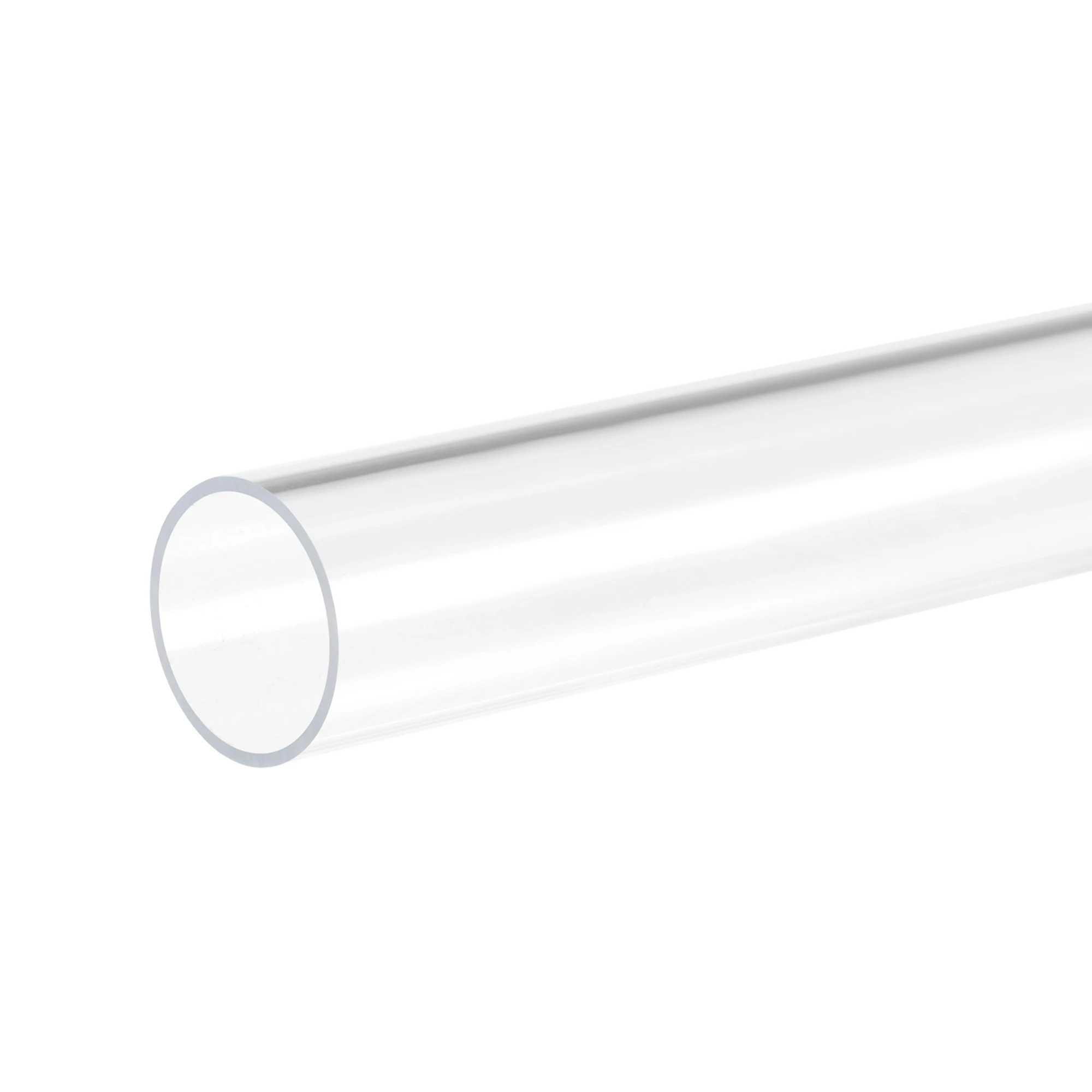 

Uxcell Clear Round Rigid PC Tube 3.28ft Length 0.9" IDx1" OD for Lamps and Lanterns,Water Pipe