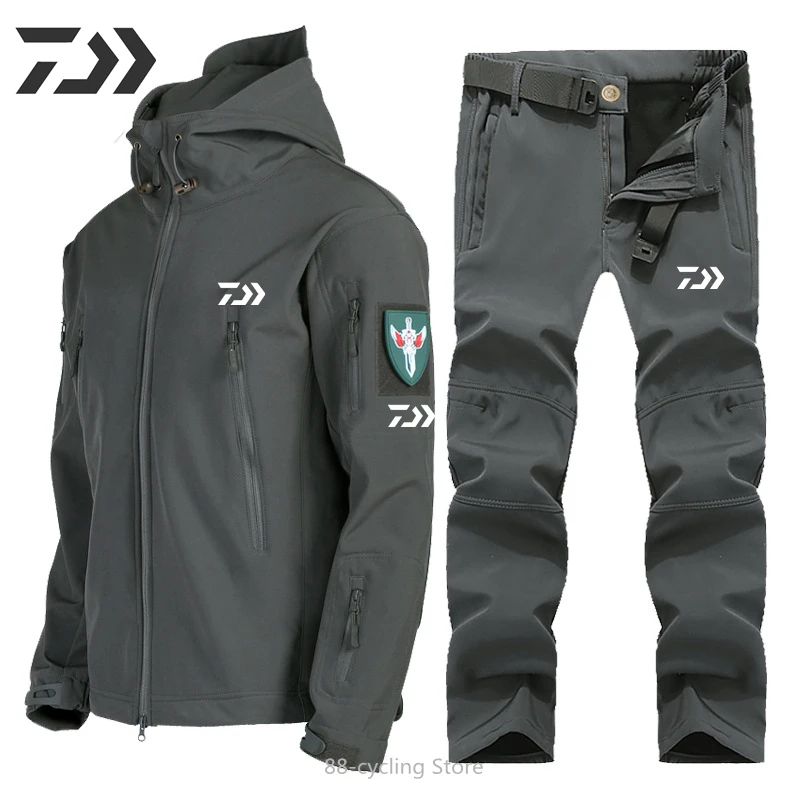 

Men Clothing 2022 Winter Fishing Clothes Waterproof Fishing Wear Men Keep Warm Sports Camping Windproof Daiwa Fishing Clothing