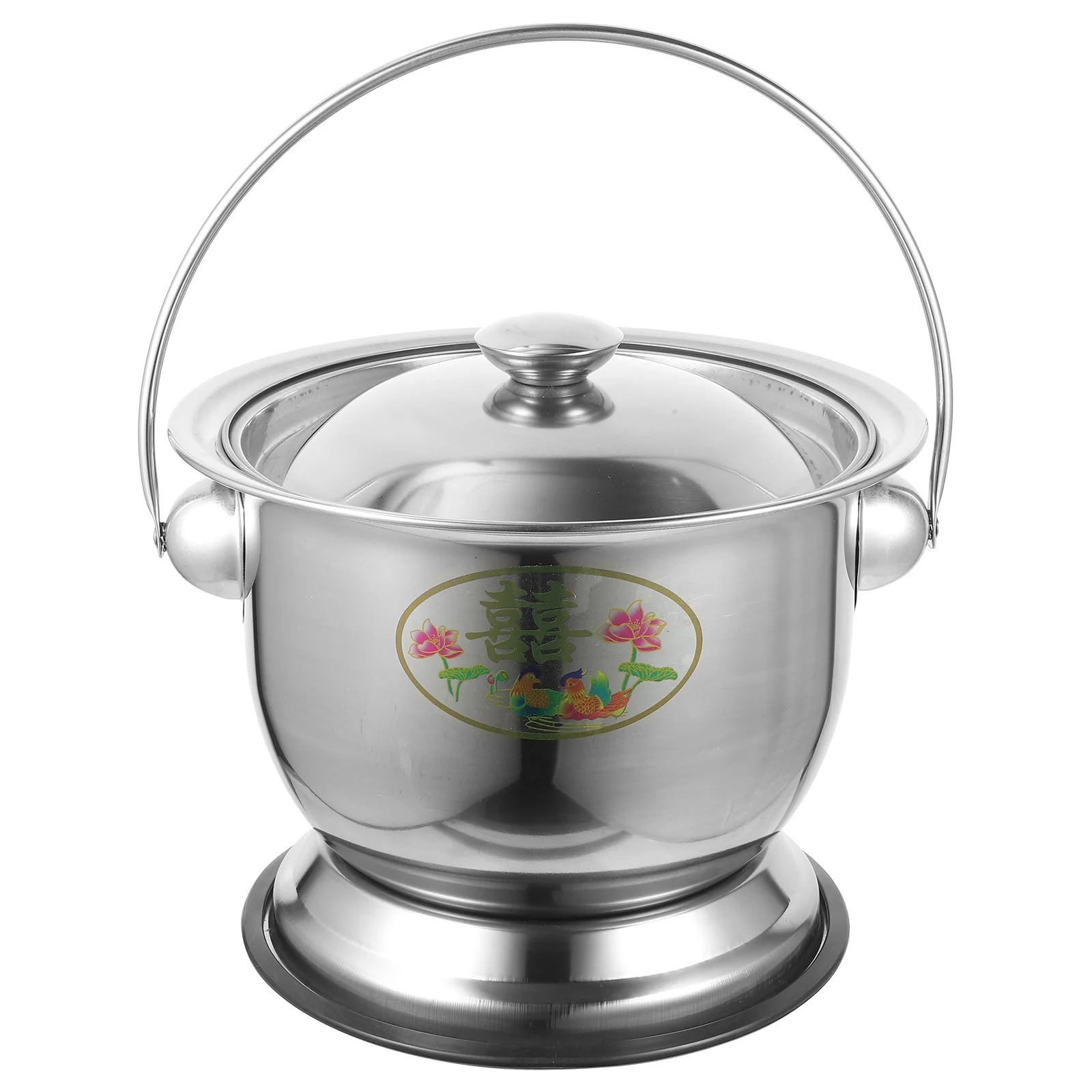 

Кастрюля с крышкой из нержавеющей стали