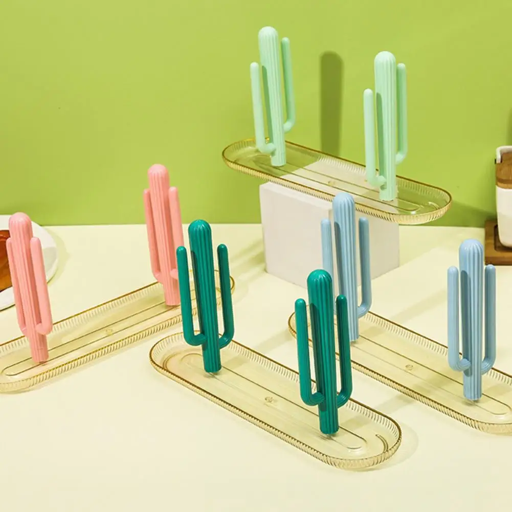 

Tableware-friendly Chopstick Rack Cactus Chopstick Storage Rack Multi-functional Organizer for Home Restaurant for Dining