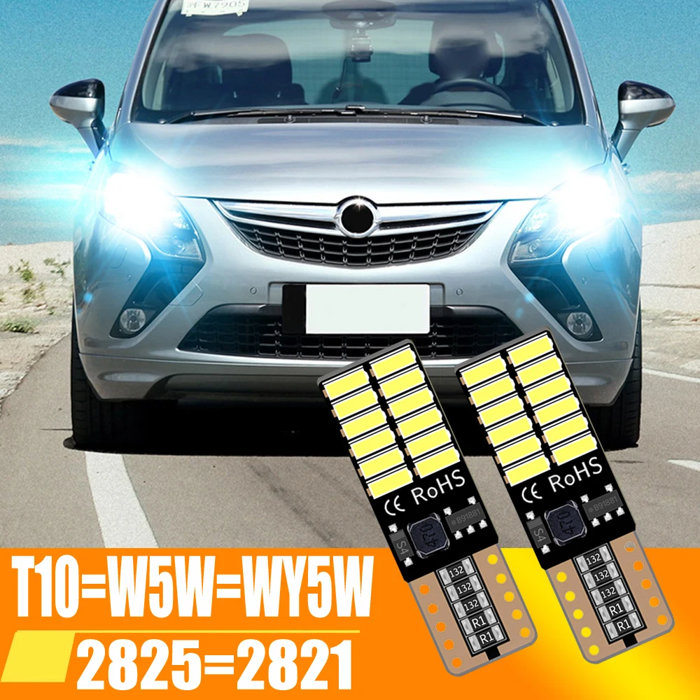

2 шт., суперъяркие лампы T10 W5W для салона автомобиля