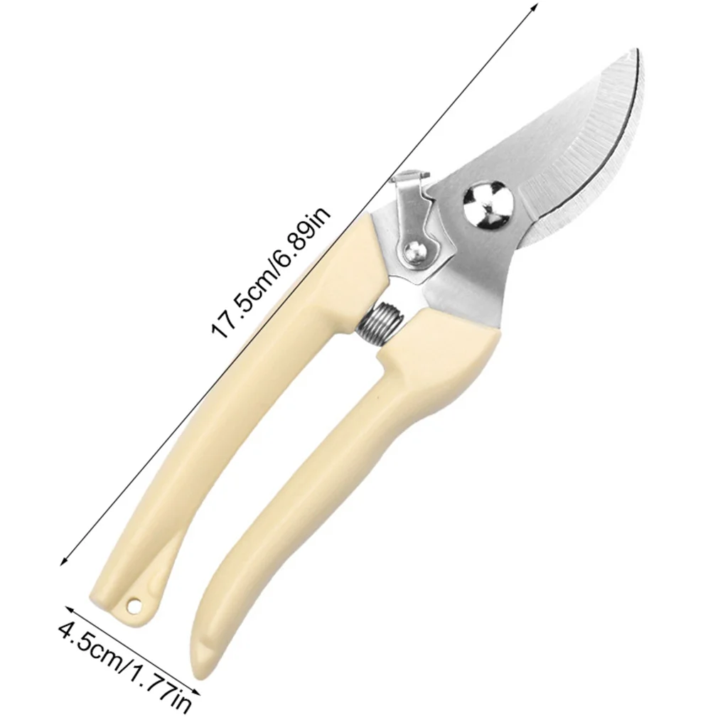 

Pruning Shear Agricultural Equipment Non-slip Hand Tool Spring High Hardness Machine Fruit Tree Shears Garden Home
