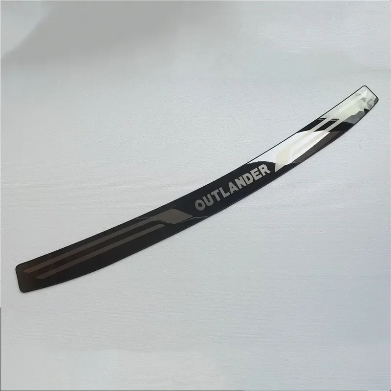 

Ультратонкая Защитная Накладка на порог багажника из нержавеющей стали для Mitsubishi Outlander, защита от царапин, автомобильные аксессуары 2023