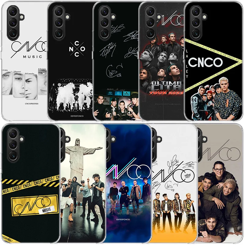 Cnco Boys Pop Clear Phone для Samsung Galaxy A52S A42 A32 A22 A12 A02S A70 A50 A40 A30 A20 A20E A71 A51 A41 A31 A10 A21S A11 Cov