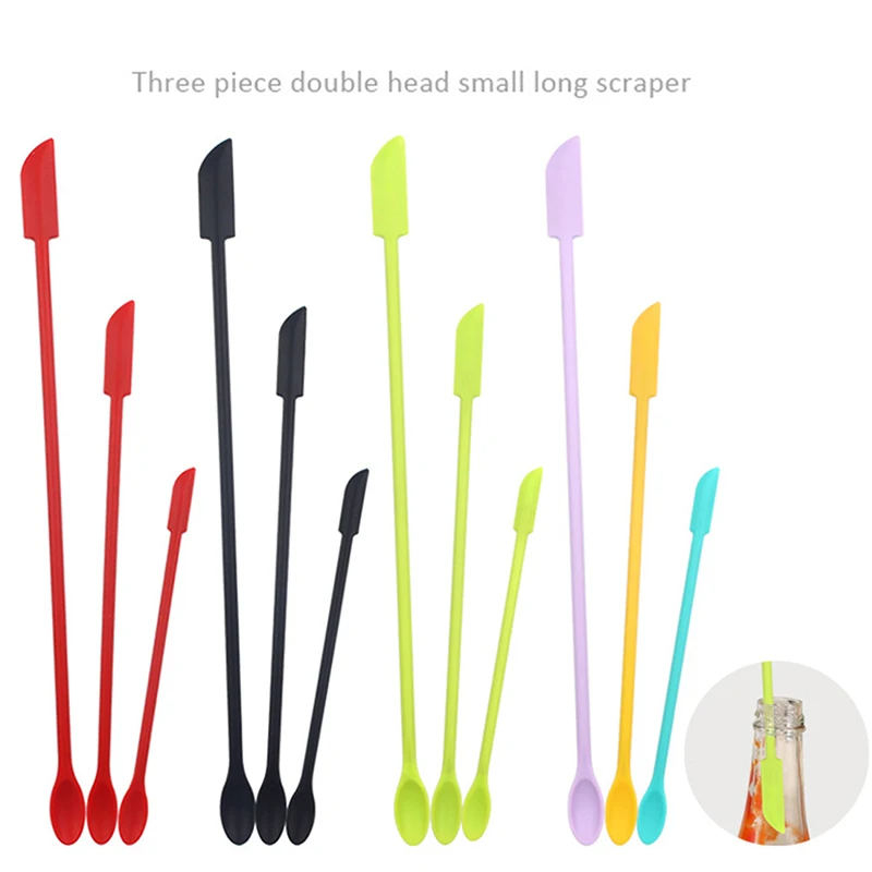

3 шт., силиконовая мини-Лопатка для кухни