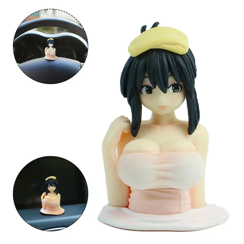 

Anime Doll Car Interior Dashboard Decorations Widget Sexy Anime Chest Shaking Ornament Girls Model Doll Toys Shaking Chest
