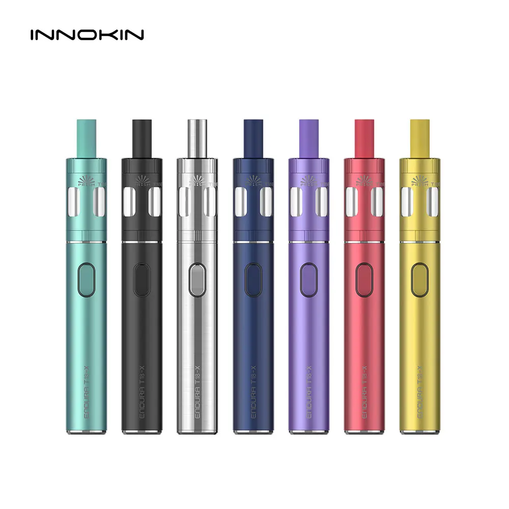 

Original Innokin Endura T18-X Starter Kit 1000mAh Built-in Battery 2.5ml 2.5ml/1.5ohm Coil Electronic Cigarette Vape Vaporizer