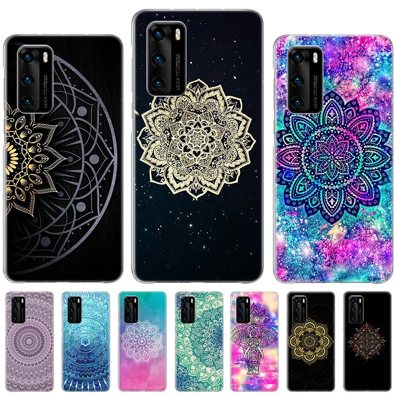 Чехол с мандалой чакрами и йогой для Samsung S21 S20 Ultra S21FE мягкий чехол из ТПУ Galaxy S10 5G S9