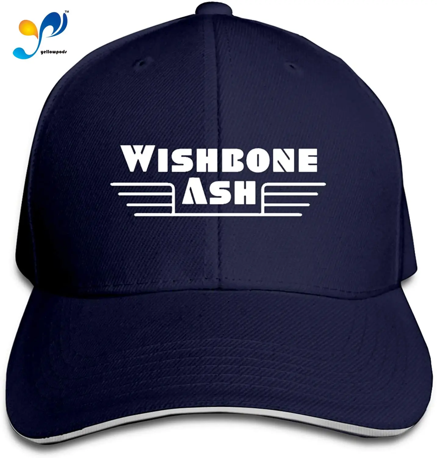 

Unisex Wishbone Ash Baseball Cap Adjustable Peaked Sandwich Cap Trucker Dad Hats