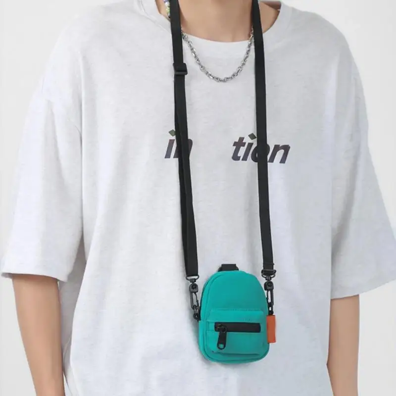 Нагрудная сумка мужская модная нейлоновая ткань легкая через плечо в корейском