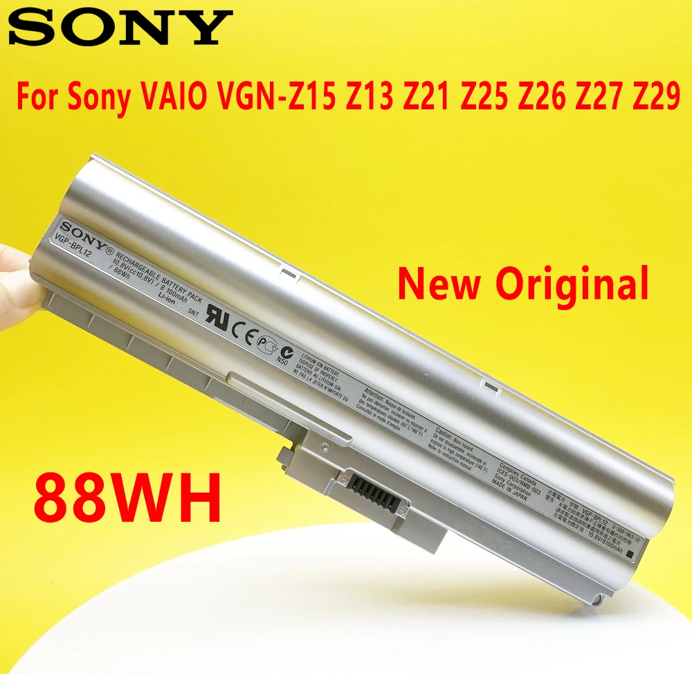 Оригинальная Аккумуляторная батарея для ноутбука Sony 5400 мАч VAIO VGP-BPL12 Z13 Z21 Z25 Z26 Z27 Z29