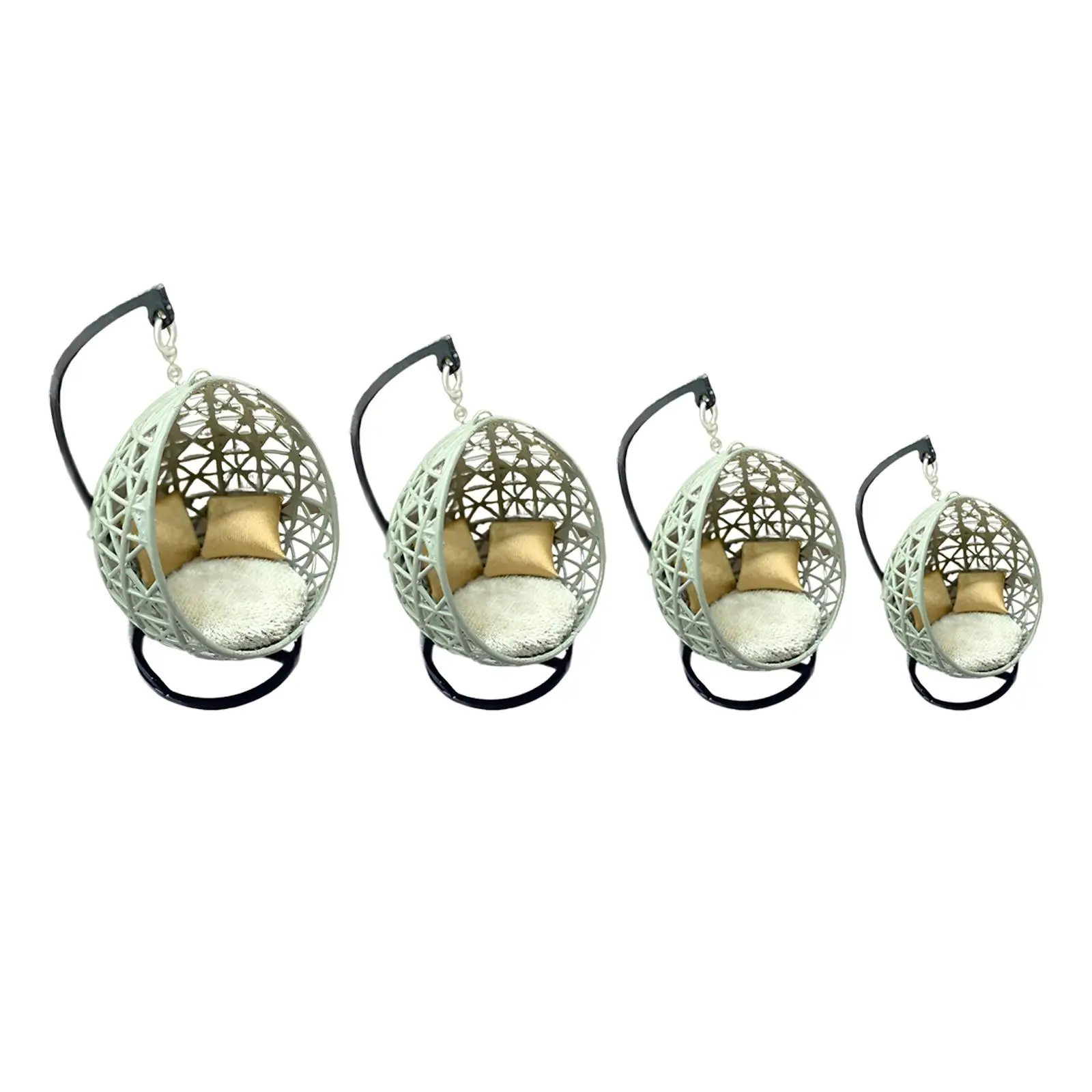 

Hanging Chair Model Crafts Toy for Micro Landscape Children's Toys Dollhouse