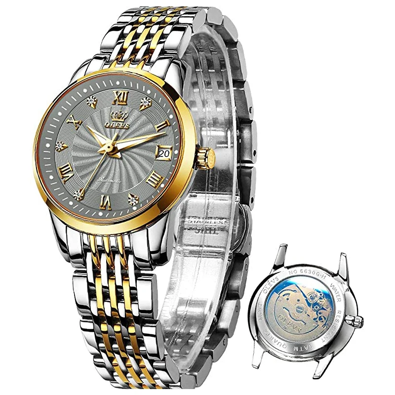 

OLEVS Women Watches Mechanical Watch Luxury Bracelet Wrist Wristwatch Elegant Ladies Automatic Clock Watch Relogio Feminino 6630