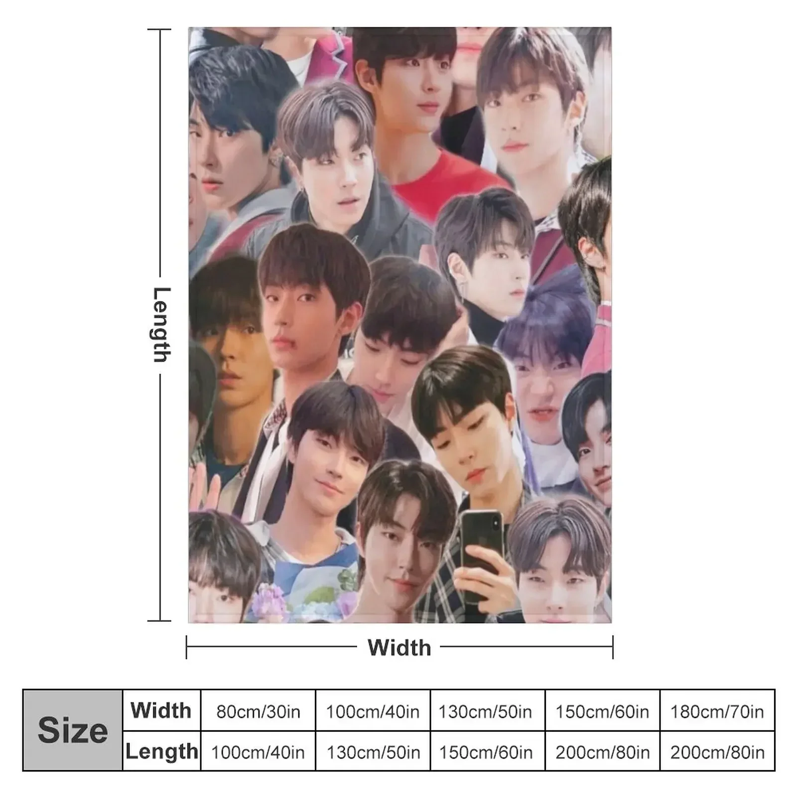 Hwang In-yeop ковер для коллажей манга красивые мягкие одеяла младенцев