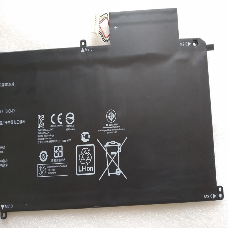 Аккумулятор ML03XL N5S20UA для HP Spectre X2 12 A000 A001DX A002NA A003TU A004NF A007NF A009NF A010ND A011TU A015TU A032TU A050SA