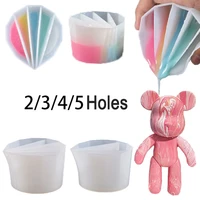 silicone epoxy resin distributing cup toning cup pouring fluid pigment diy epoxy resin mold for jewelry making tools