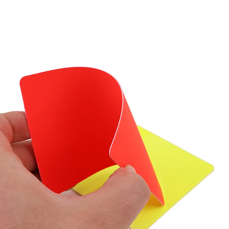 

2 шт., инструменты для рефери с красной картой