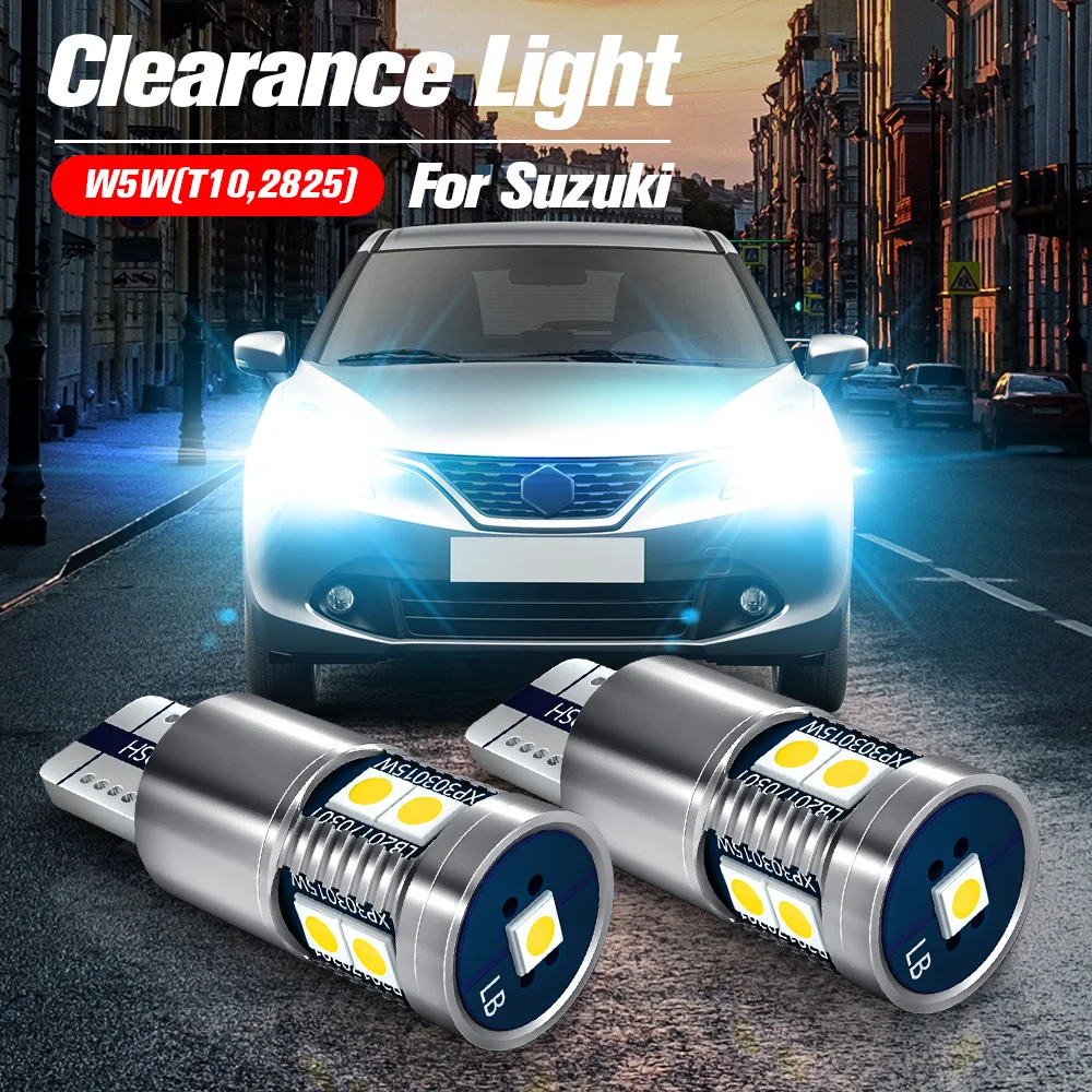 

2pcs LED Clearance Light W5W T10 For Suzuki Alto Baleno Celerio Grand Vitara Ignis Jimny Kizashi Liana Swift SX4 Wagon R Samurai