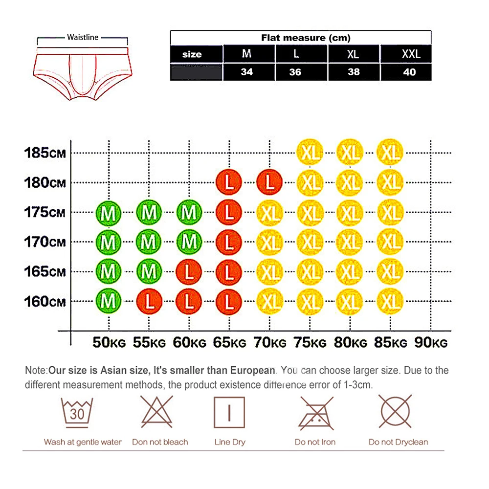 Dropshipping Male Underwear Cotton Fashion Trend Flat-angle Low-Waist Pants Muscle Youth Underwear Comfortable Men's Briefs Slip images - 6