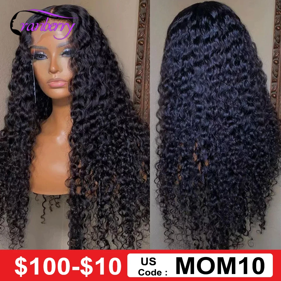 

13х6 глубокий кудрявый кружевной передний человеческие волосы парики для женщин клюквенные волосы бразильский глубокий волнистый кружевно...