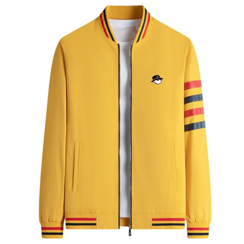 

Spring Men's jacket Golf Clothing Mens Golf Jackets golf wear men Casual Sport Stand Collar Long Sleeve Zipper Men's coat