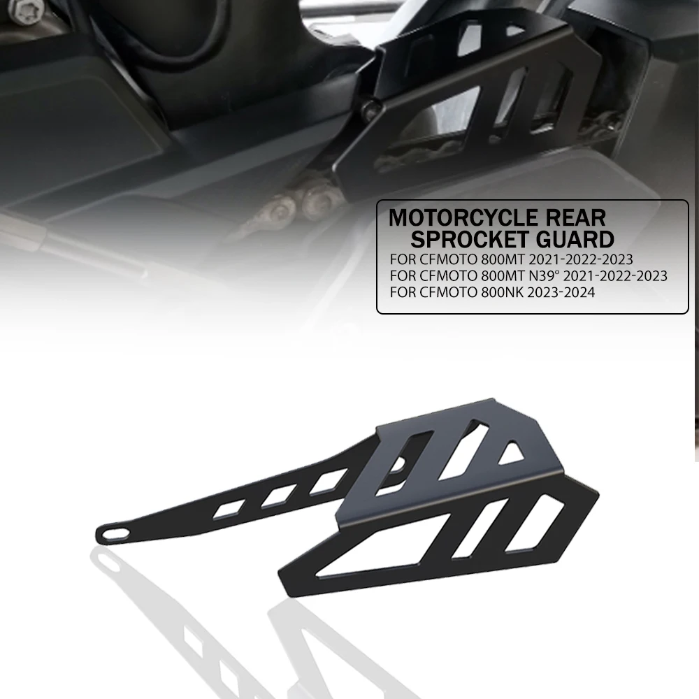 

For CFMOTO 800 MT 800MT MT800 N39° 2021-2023 Motorcycle Rear Chain Guard Cover Protector Front Sprocket Guard 800NK 2023-2024