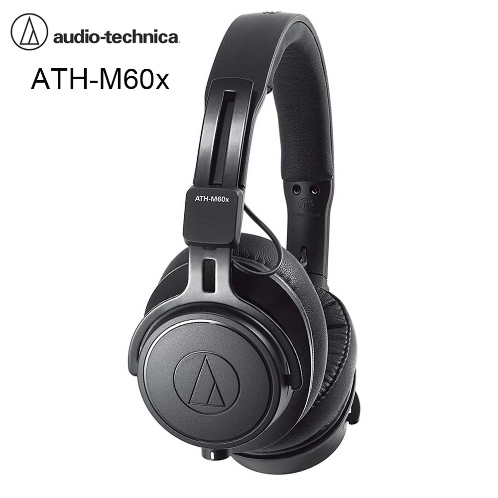 

Audio-Technica ATH-M60x Professional Headset Monitor Detachable Cable Portable HIFI Headphones