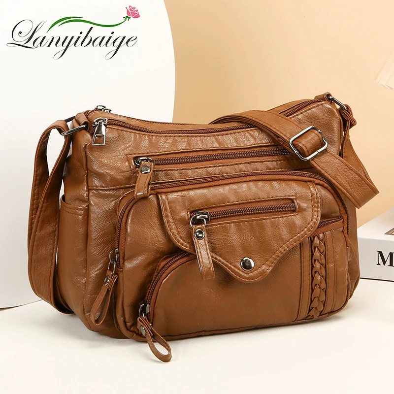 Высококачественная кожаная сумка-тоут для женщин роскошные повседневные