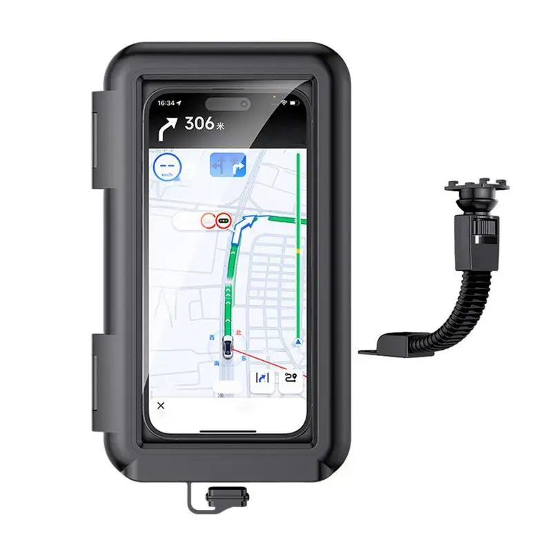 

Bike Phone Mount Waterproof Handlebar Phone Bag Cell Phone Mount For Motorcycle Scooter ATV Bike Phone Holder Motorcycle Phone