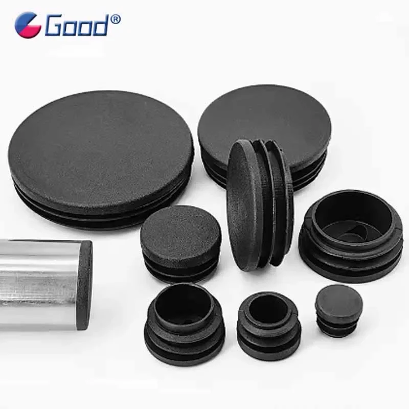 Круглые черные заглушки для внутренней защитные прокладки стальных труб 10 мм/12