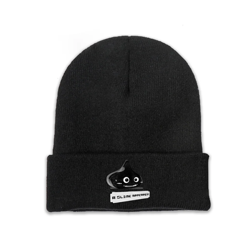 

Dragon Quest Auster Game Skullies Beanies Caps A Slime Appeared Knitted Winter Warm Bonnet Hats Unisex Ski Cap