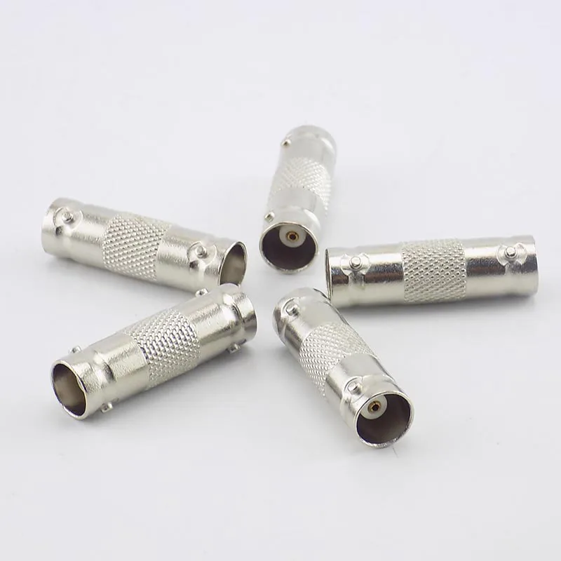 

5pcs/lot BNC Female to Female Video Surveillance System BNC Connector Coupler Coax Extender for CCTV Camera Accessories w1
