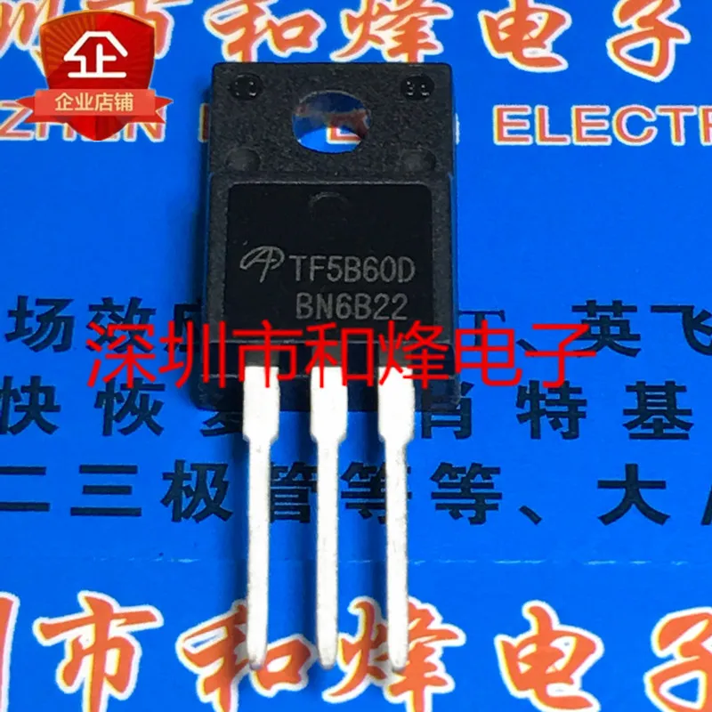 

5PCS-10PCS TF5B60D AOTF5B60D TO-220F 600V 5A New And Original On Stock