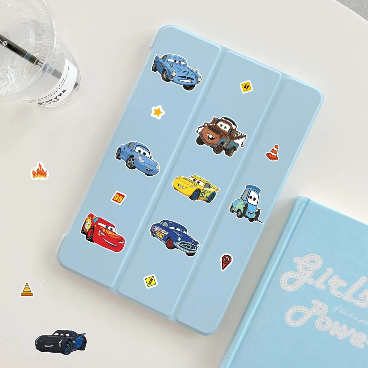Набор из 816 листов наклеек-пазлов с мультяшными персонажами Disney Cars: изысканные DIY-игрушки для скрапбукинга, дорожных сумок, эстетичные декоративные наклейки (art.: 3920db3b1cd06) - 3920db3b1cd06