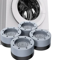 4pcs washing machine foot pads universal adjustable height increasing pulsator roller non slip shock proof pad refrigerator base