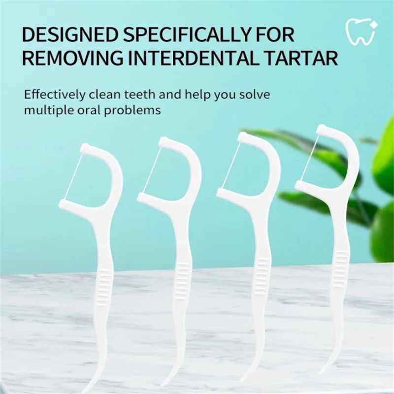 300/600/1500 шт. зубная нить