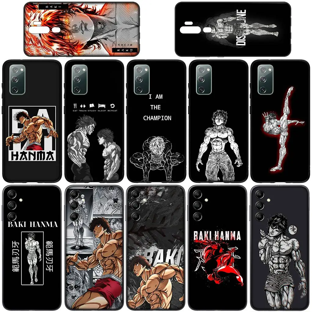 Чехол для телефона Baki с рисунком аниме Hanmas OPPO A17 A15 A16 A3 Pro A40 A60 A80 A79 A95 A94 A74 A78 A58 A38 A57 4G