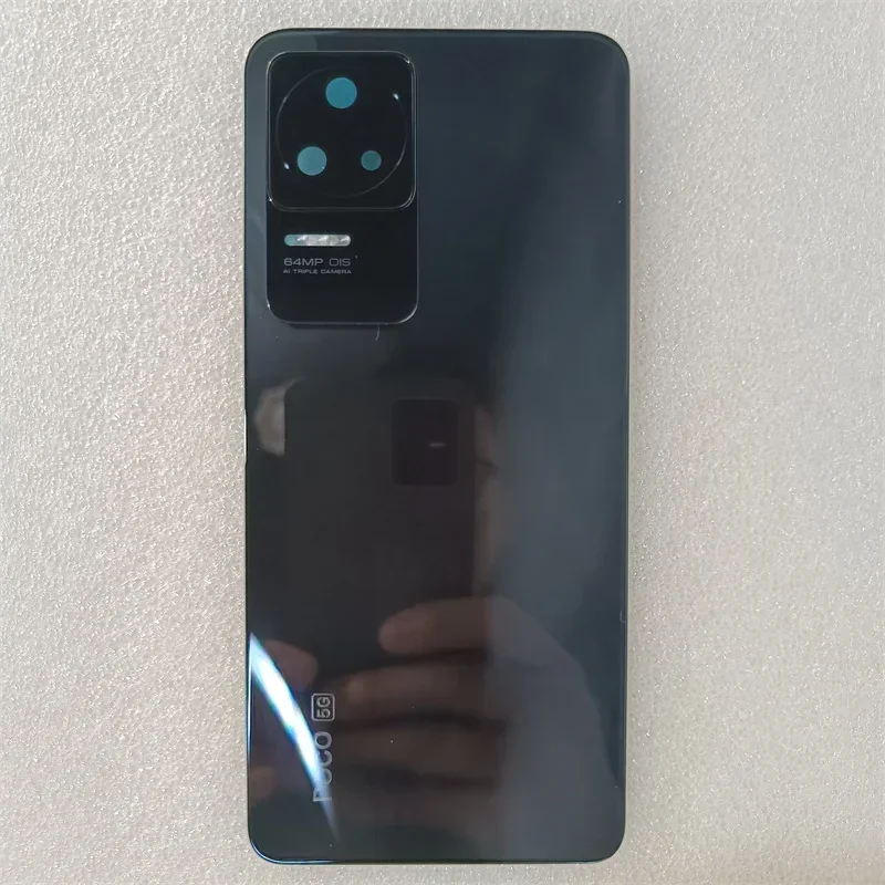 Задняя крышка аккумулятора для Xiaomi Poco F4 22021211rg 22021211ri 3D стеклянная панель задняя